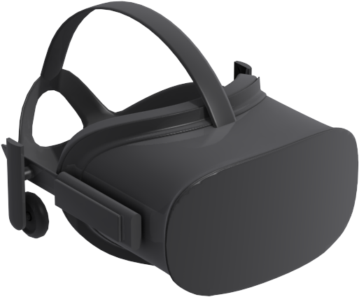 Oculus Rift Virtual Reality Headset Head-mounted Display - Oculus Vr Transparent Background, HD Png Download PNG image with a transparent background, free high-resolution download