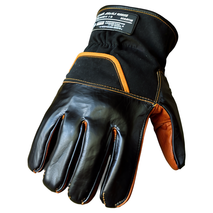 Black Welding Gloves Png 06282024