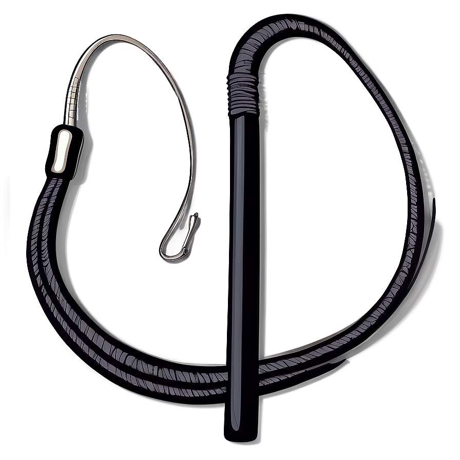 Black Whip Illustration PNG xco PNG with transparent background