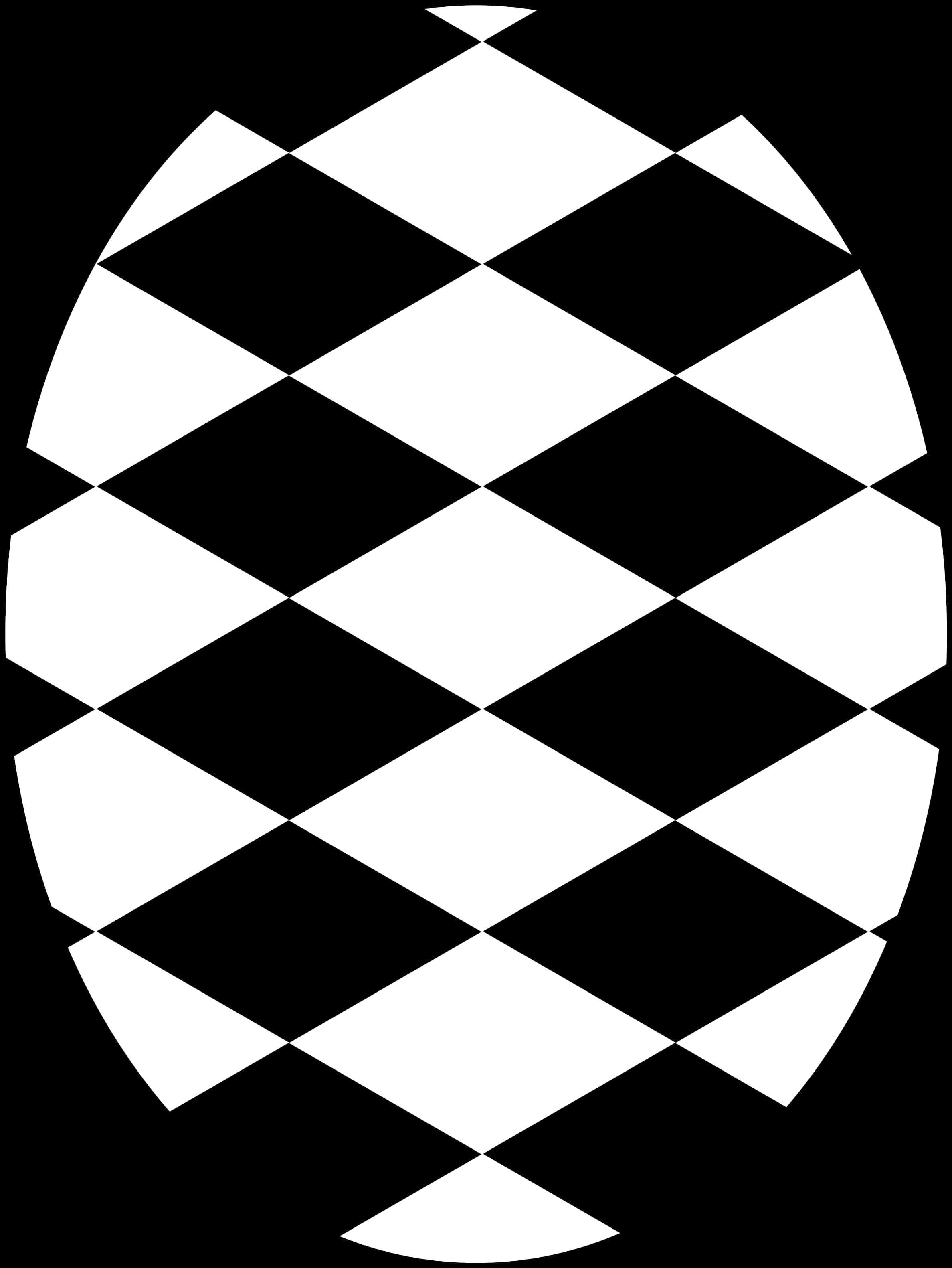 Black White Geometric Pattern