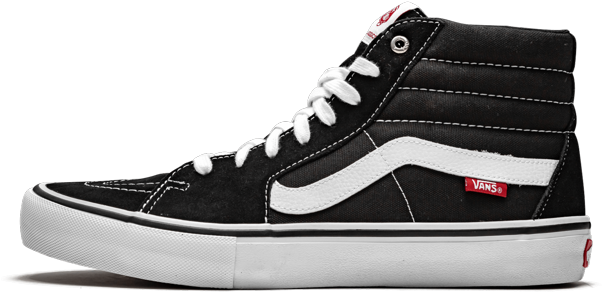 Black White Vans Sk8 Hi Sneaker