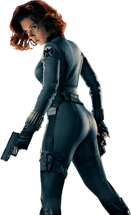 Black Widow Action Pose