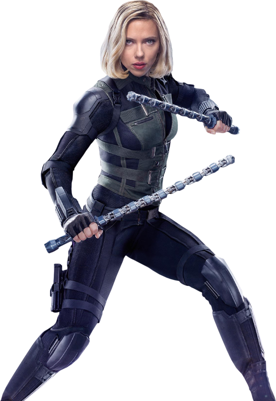 Black Widow Action Pose