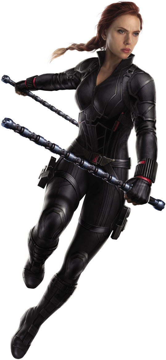 Black Widow Action Pose