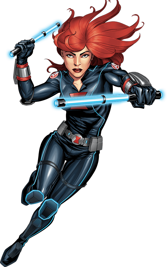 Black Widow Action Pose