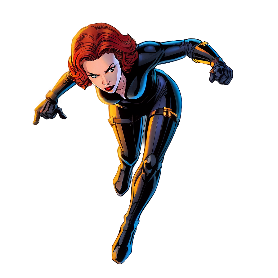 Black Widow Comic Art Png Oyx9