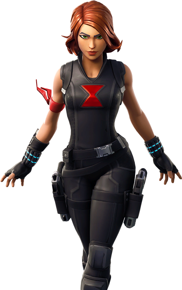 Black Widow Fortnite Png, Transparent Png PNG with transparent background