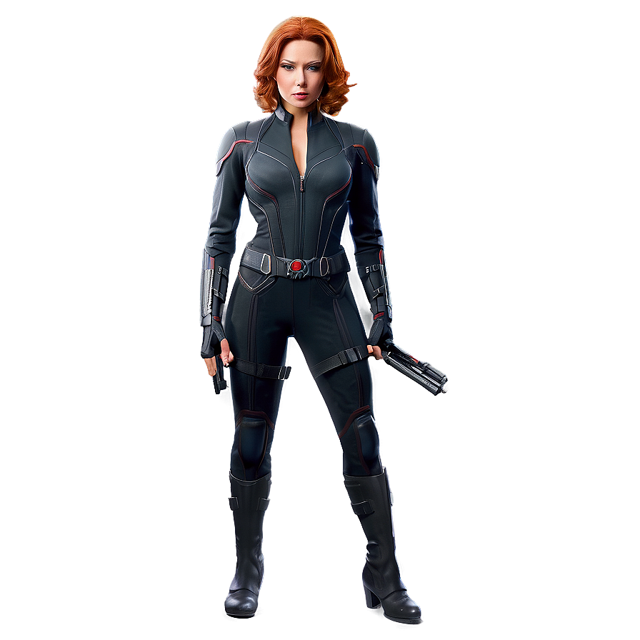 Black Widow In Suit Png 05212024