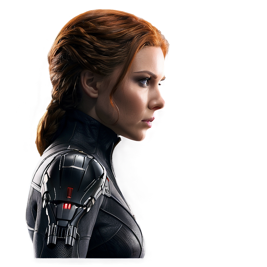 Black Widow Side Profile Png 4