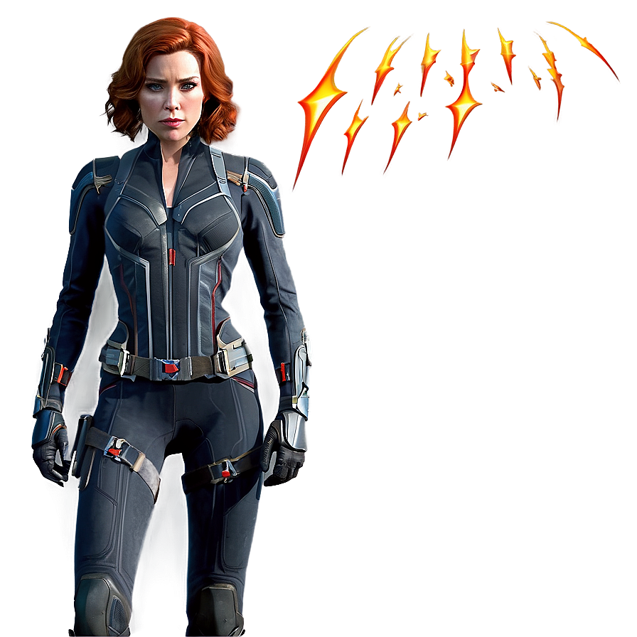 Black Widow Superhero PNG 05212024 PNG with transparent background