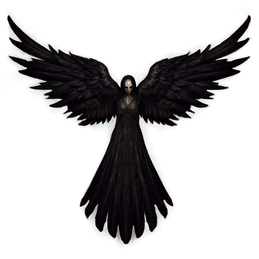 Black Wings of Darkness PNG rqs59 PNG with transparent background