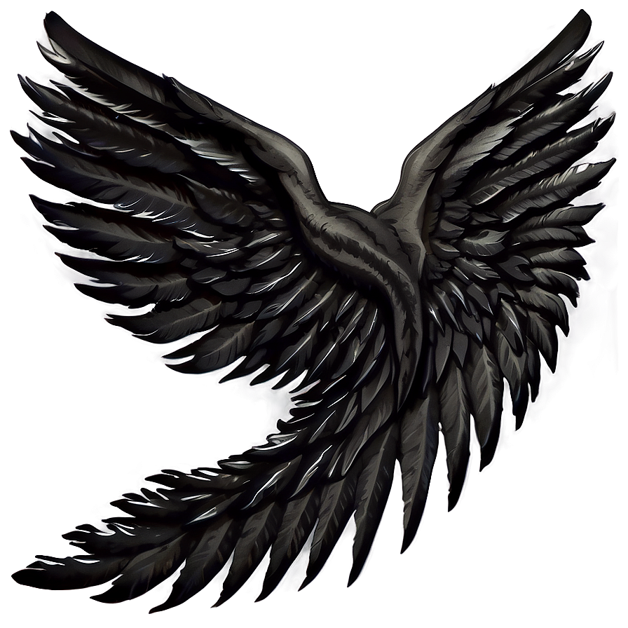 Black Wings Of Sorrow Png Out