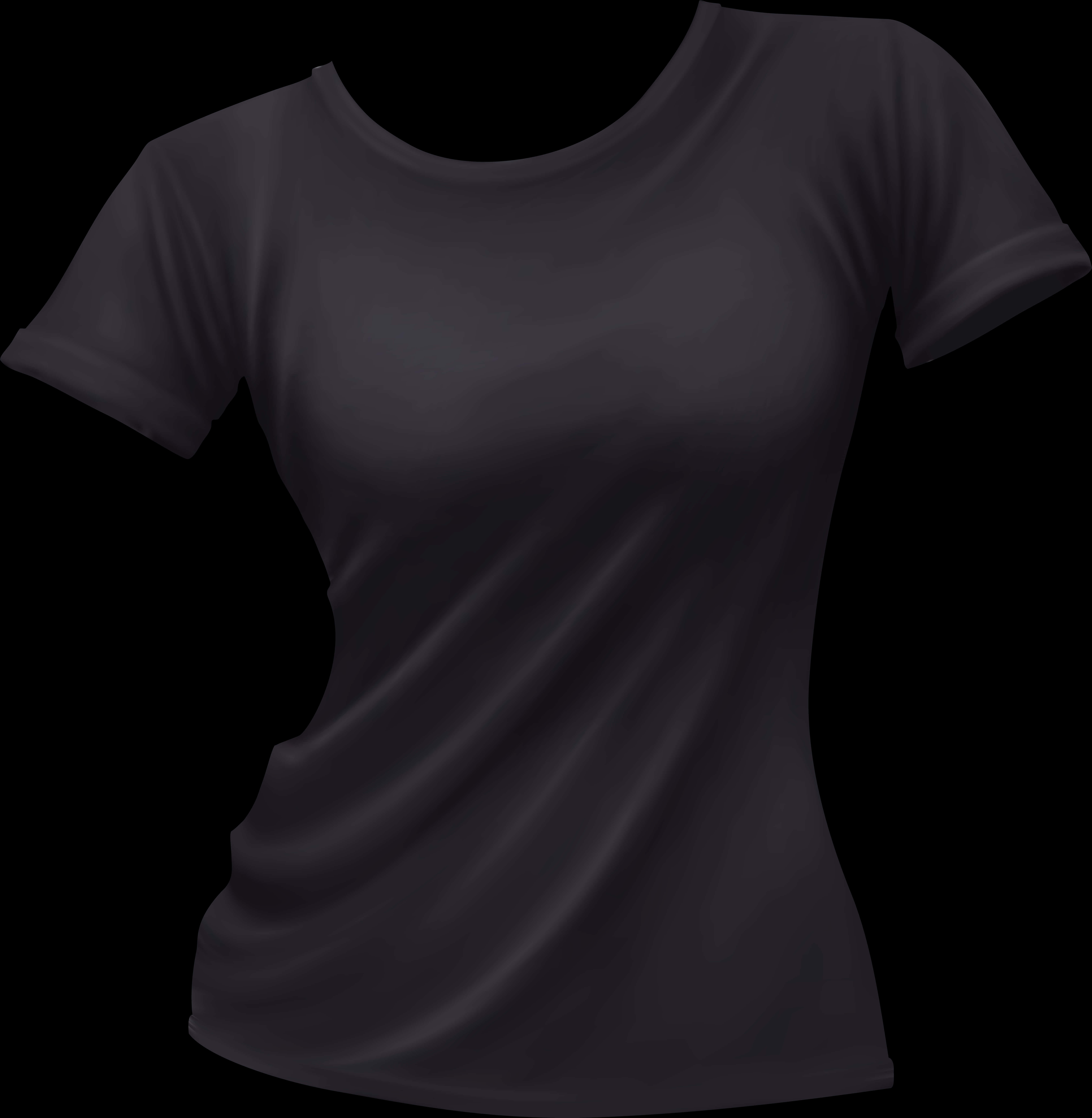 Clip Art Female T Shirt Png - Female Black Shirt Png, Transparent Png PNG image with a transparent background, free high-resolution download