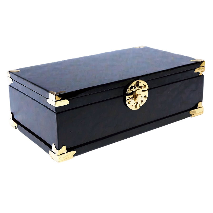 Black Wooden Box Png 82