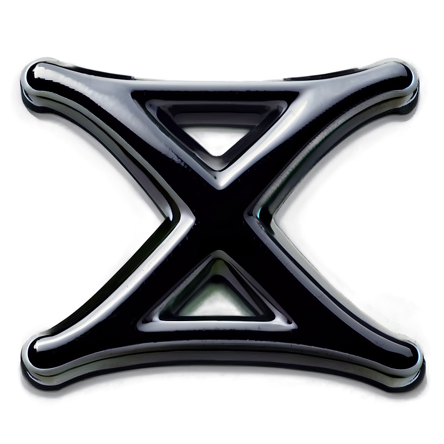 Black X Brand Logo Png Vef