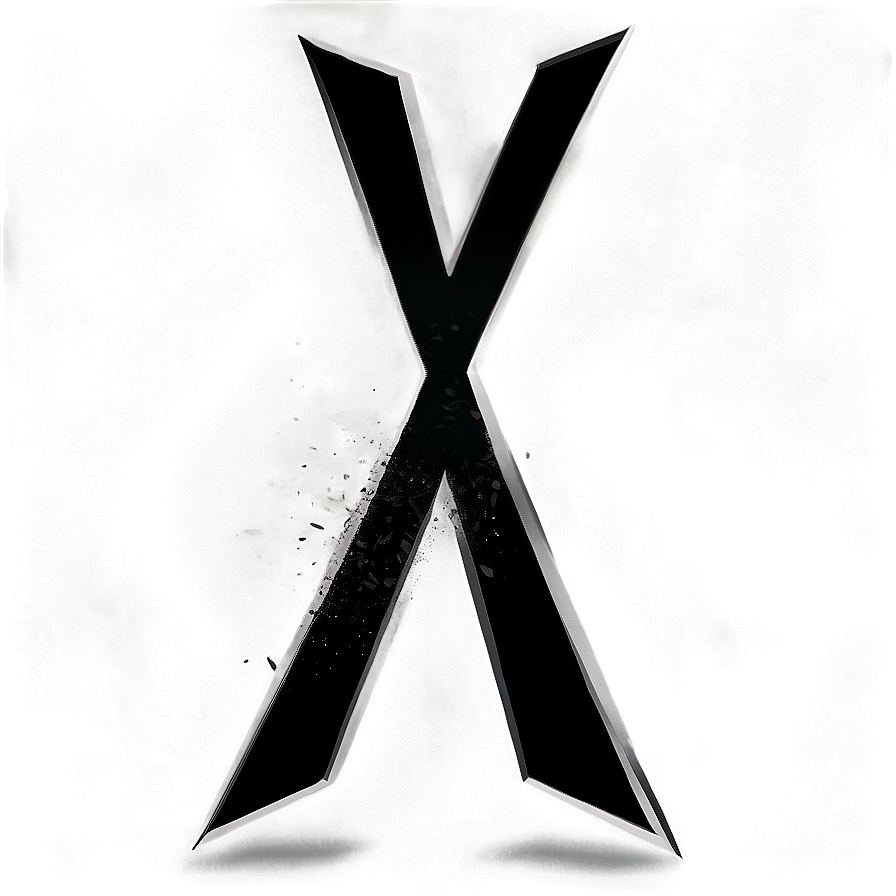 Black X Themed Image Png 62