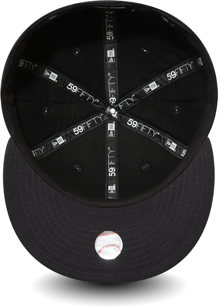 Black Yankees Cap Underside View