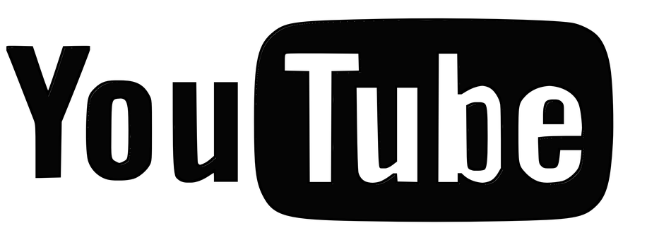 Black You Tube Logoon Dark Background