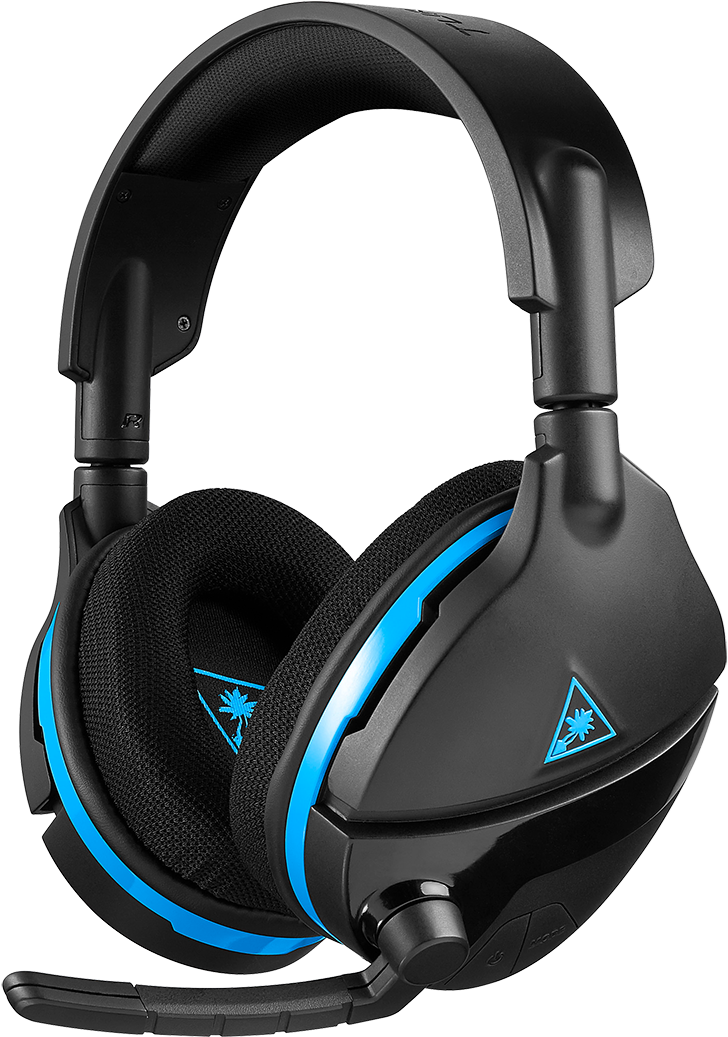 Blackand Blue Gaming Headset PNG image with a transparent background, free high-resolution download