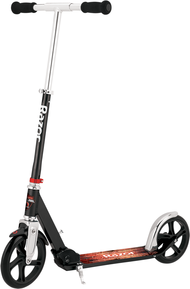 Razor A5 Lux Scooter Black Label, HD Png Download PNG with transparent background