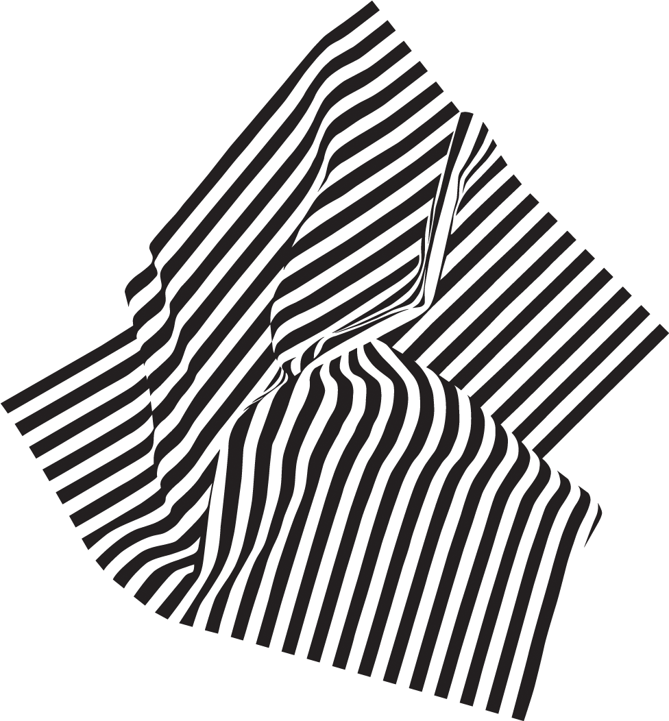 Blackand White Striped Fabric