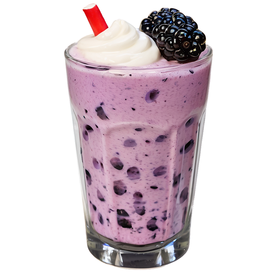 Blackberry Milkshake Png Mjx34