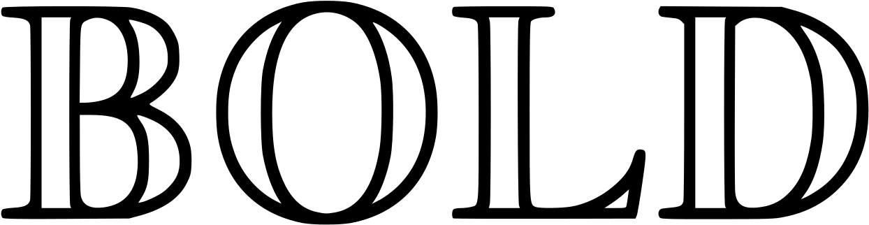 Bold Png, Transparent Png PNG with transparent background