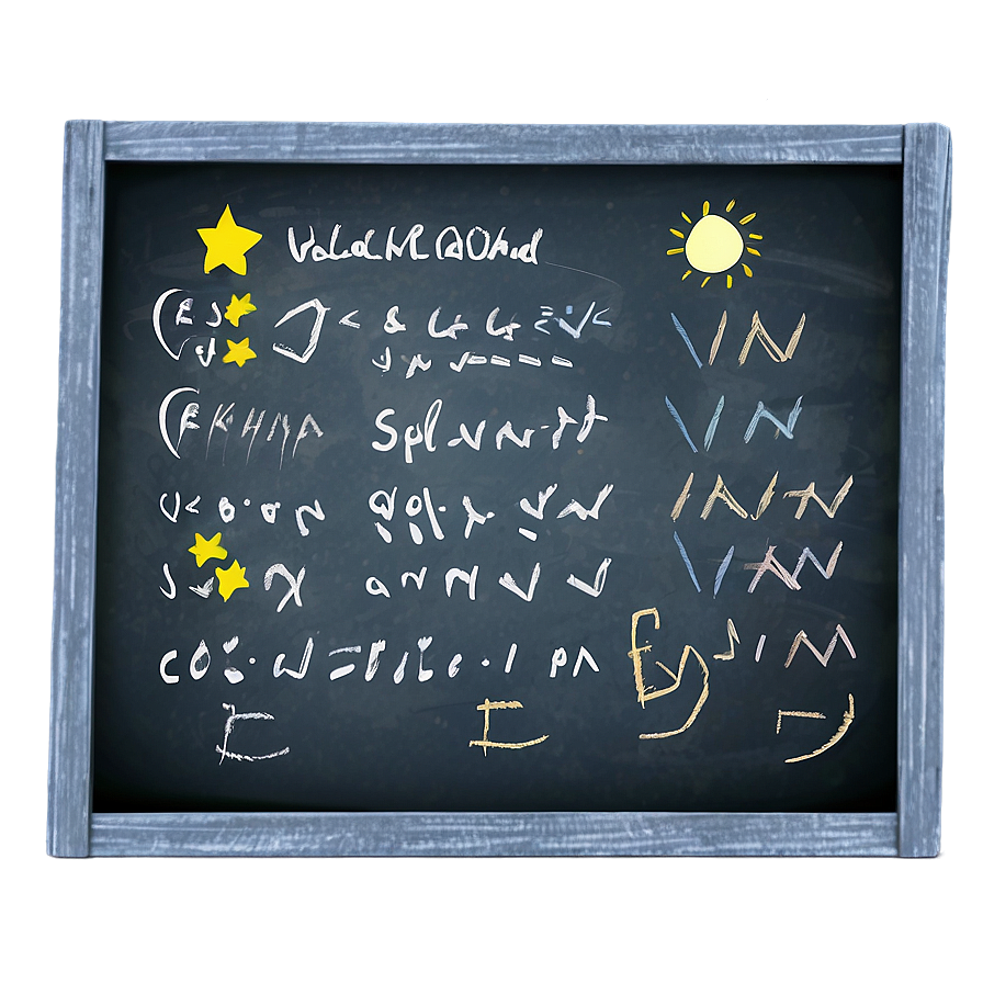 Blackboard PNG hpk PNG with transparent background