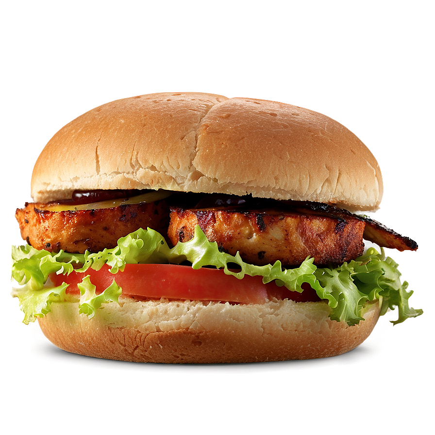 Blackened Chicken Sandwich Png 06132024