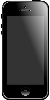 Blacki Phone Classic Design PNG with transparent background