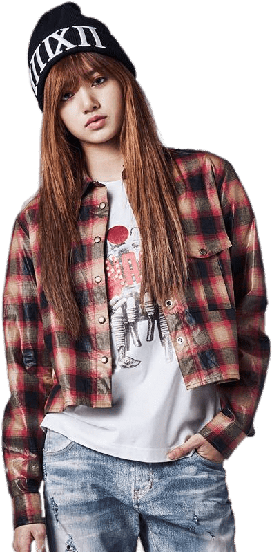 Blackpink Lisa Streetwear - Black Pink Lisa, HD Png Download PNG with transparent background