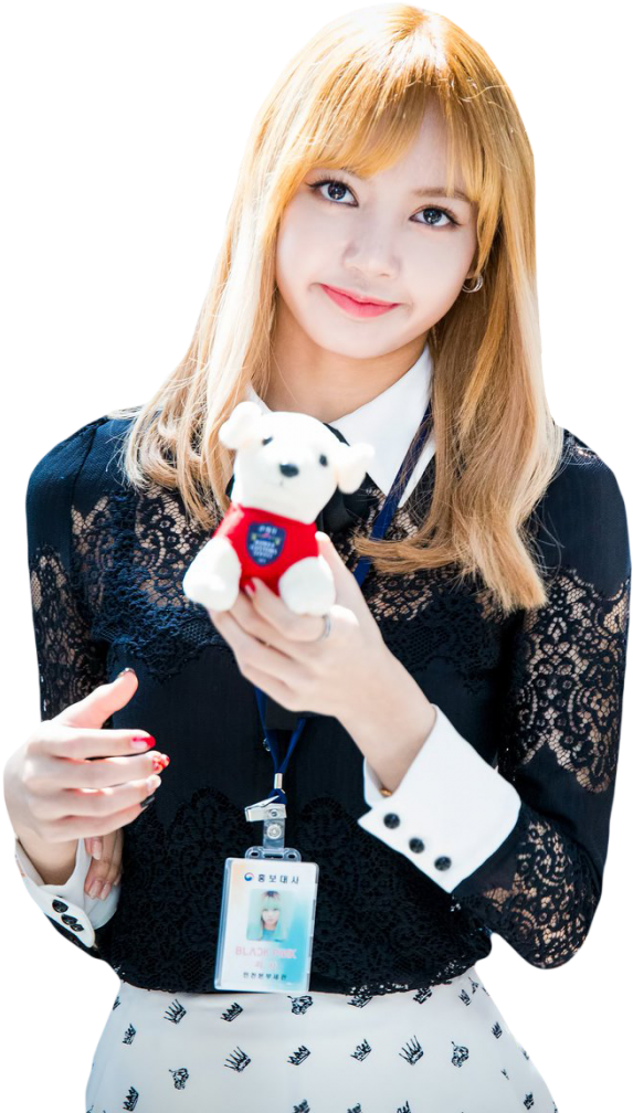 Blackpink Member Holding Teddy Bear