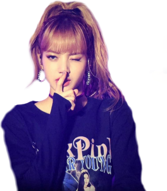 Blackpink Member Shushing Pose