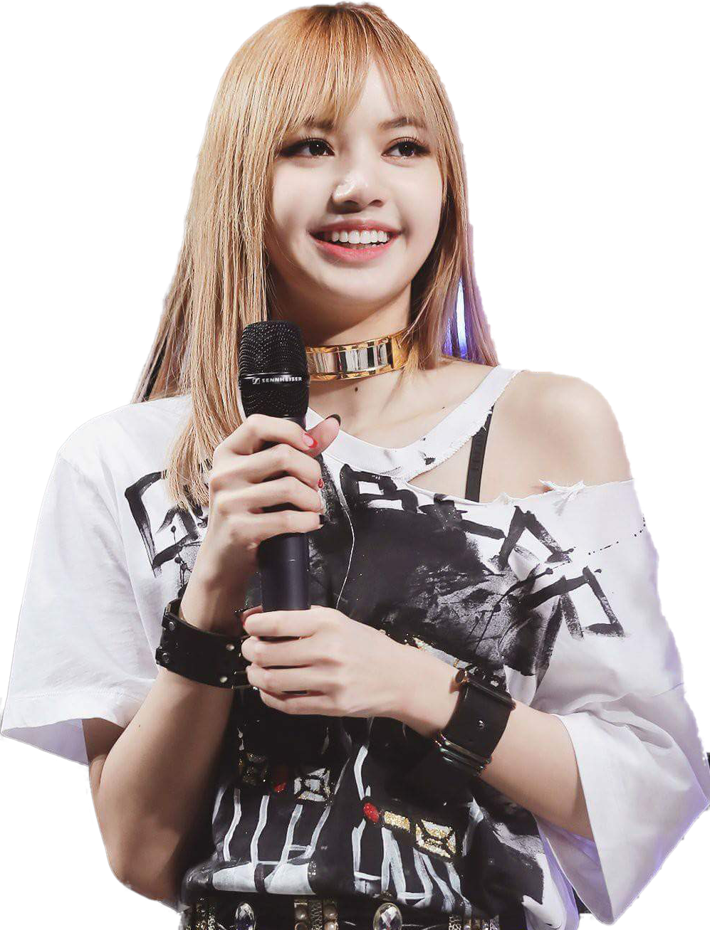 Blackpink Member With Microphone