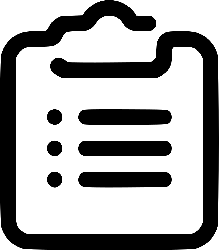 Blank Agenda Icon PNG image with a transparent background, free high-resolution download