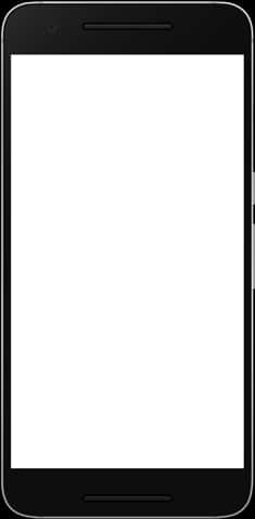 Blank Android Smartphone Display