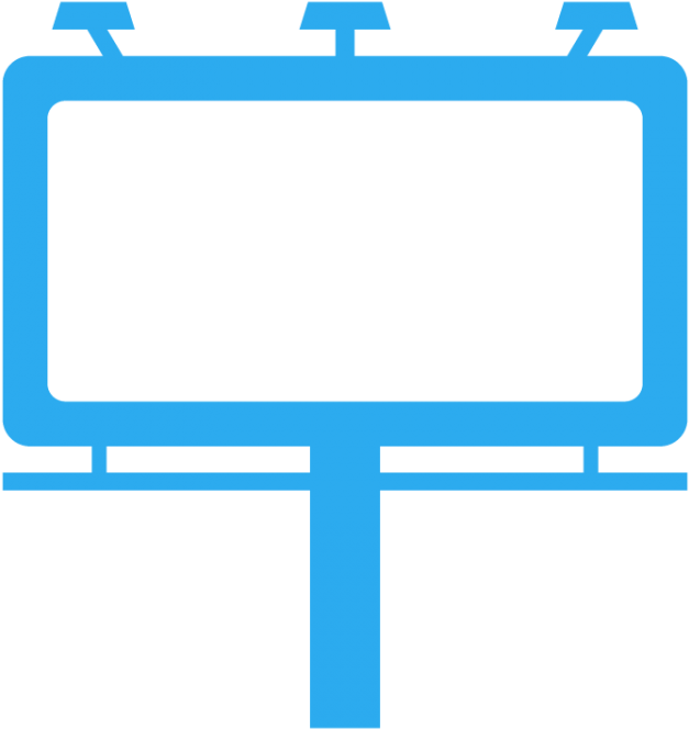 Out Of Home Advertising Icon Clipart , Png Download - Out Of Home Advertising Icon, Transparent Png PNG with transparent background