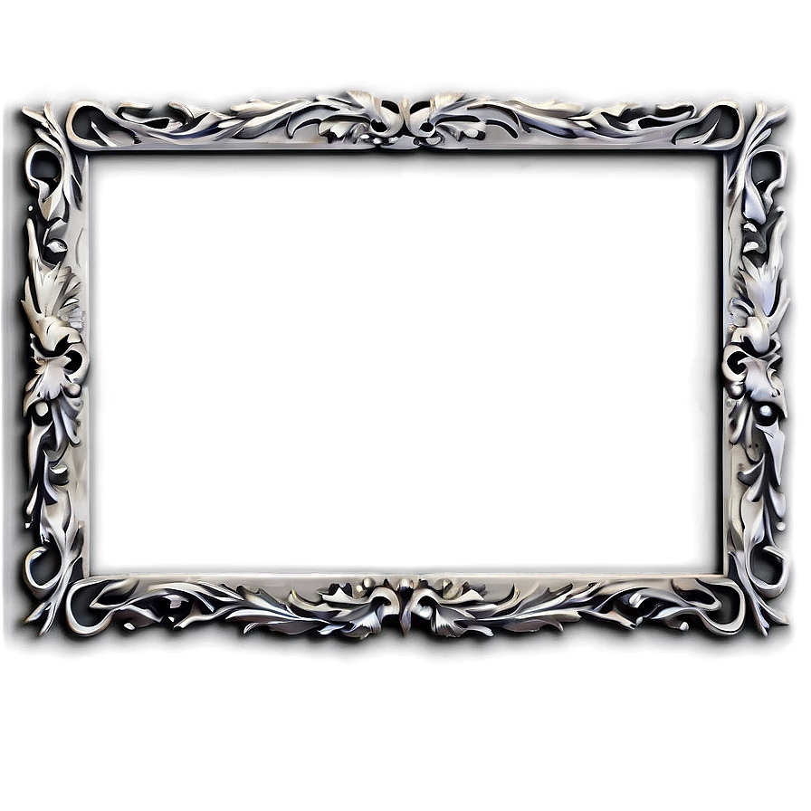 Blank Certificate Frame Png 06262024