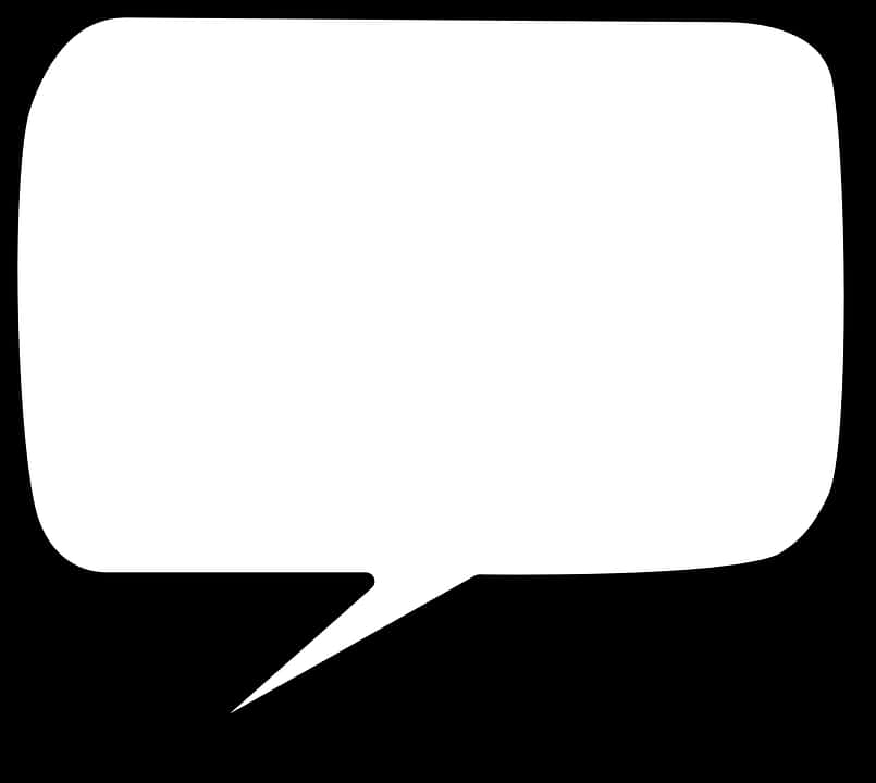 Blank Comic Speech Bubble