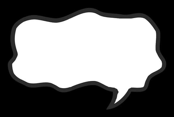 Blank Comic Speech Bubble