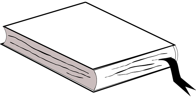 Blank Cover Book Illustration