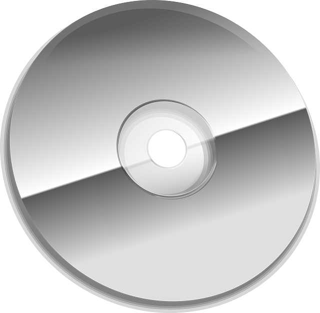 Blank D V D Disc PNG with transparent background