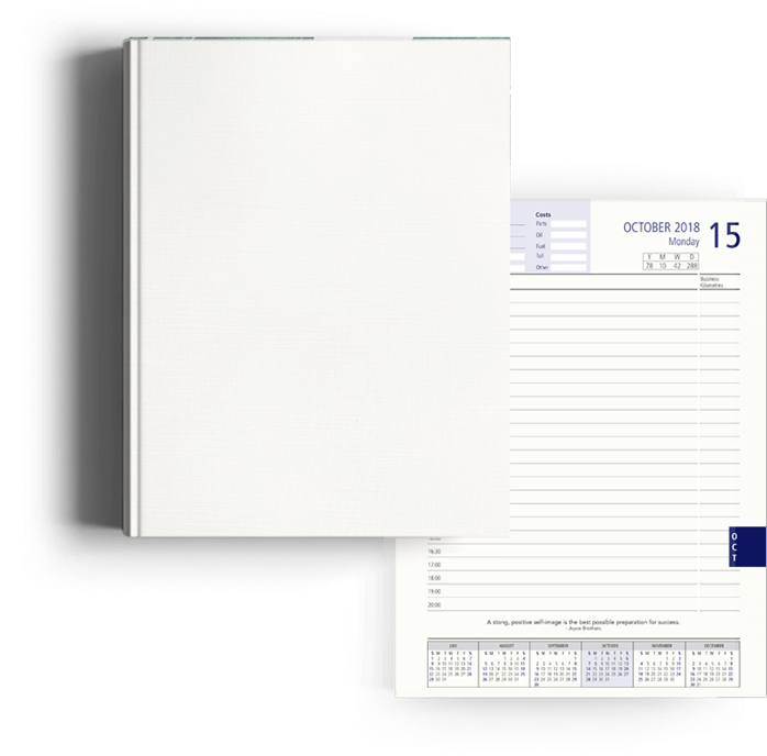 Blank Diary Pagewith Calendar Date