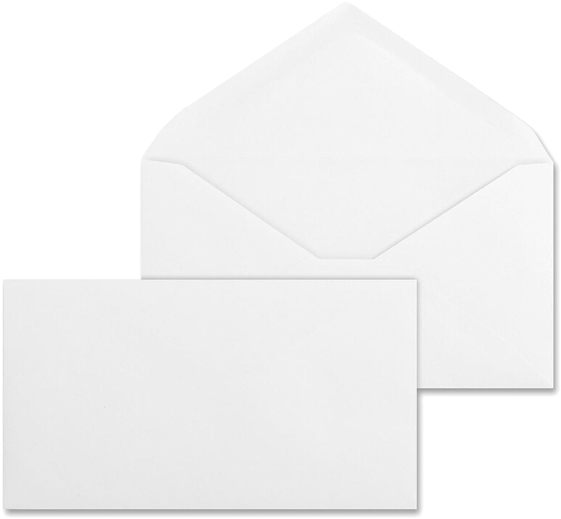 Commercial White Envelopes Open Side - Envelope, HD Png Download PNG with transparent background