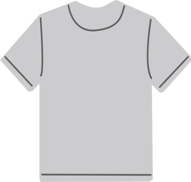 T-shirt, Shirt, Gray, Front, Fashion, Clothing, Cotton - แบบ เสื้อ สี เทา, HD Png Download PNG with transparent background