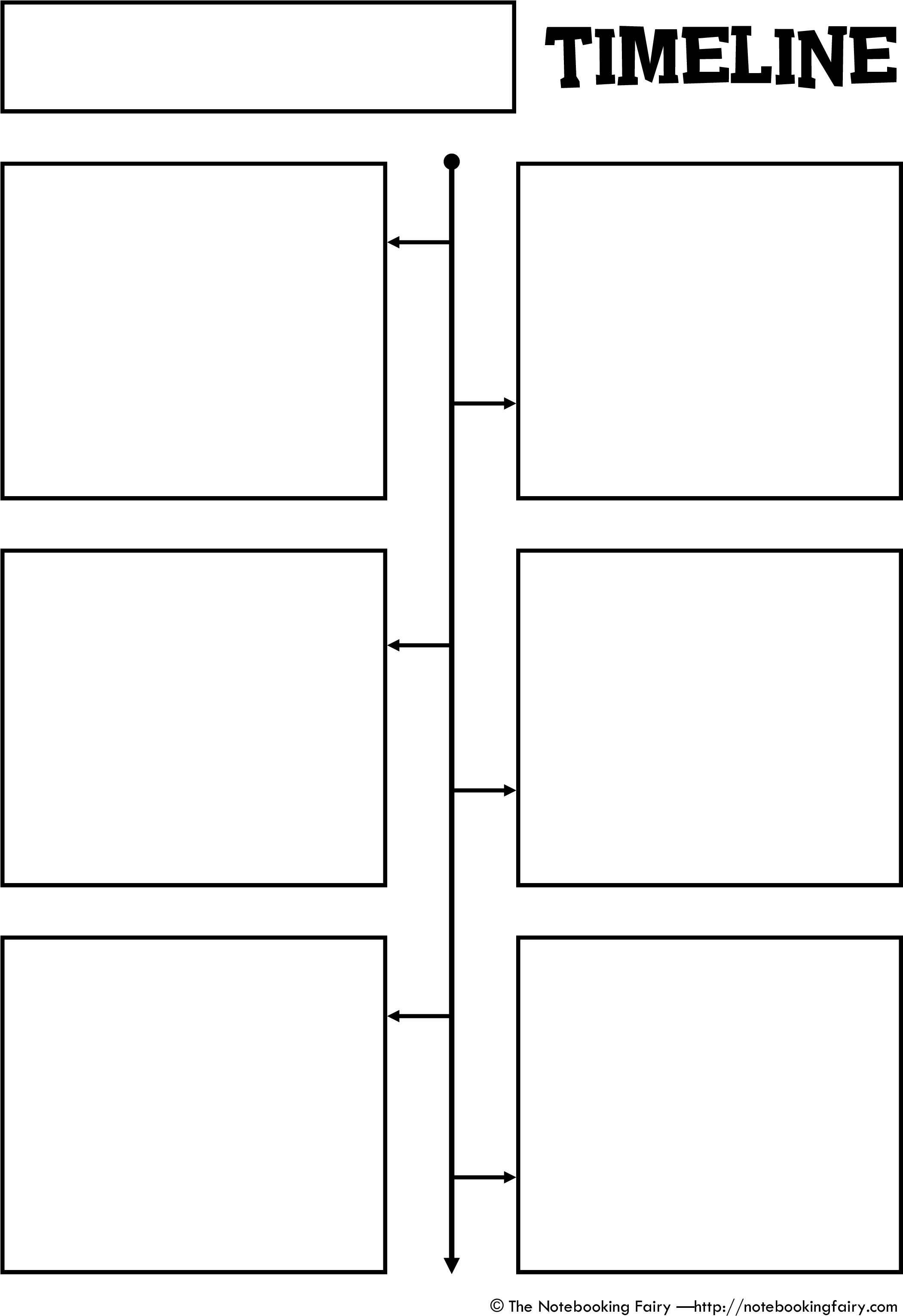 Blank Historical Timeline Template PNG with transparent background