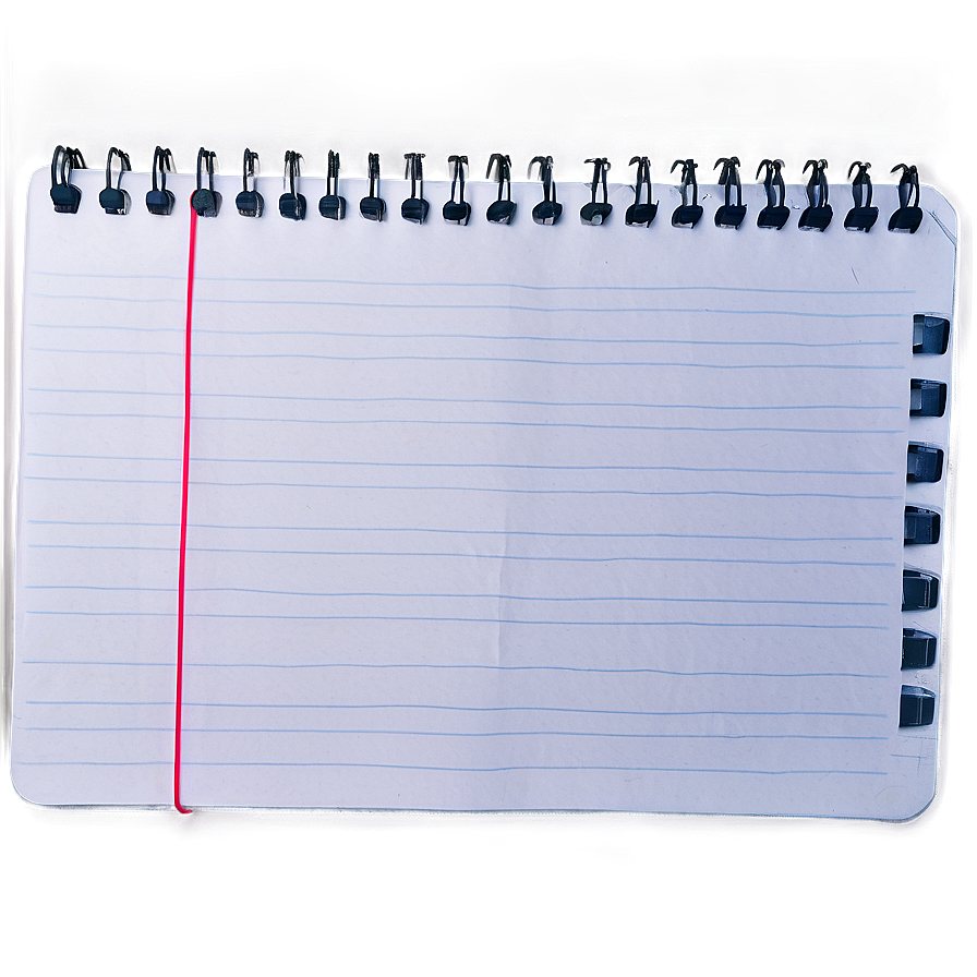 Blank Notebook Paper Png 05252024