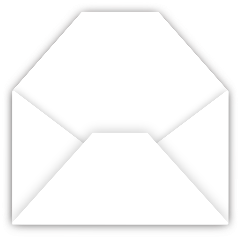 Letter In Envelope Open Clipart Png - Open White Envelope Png, Transparent Png PNG with transparent background
