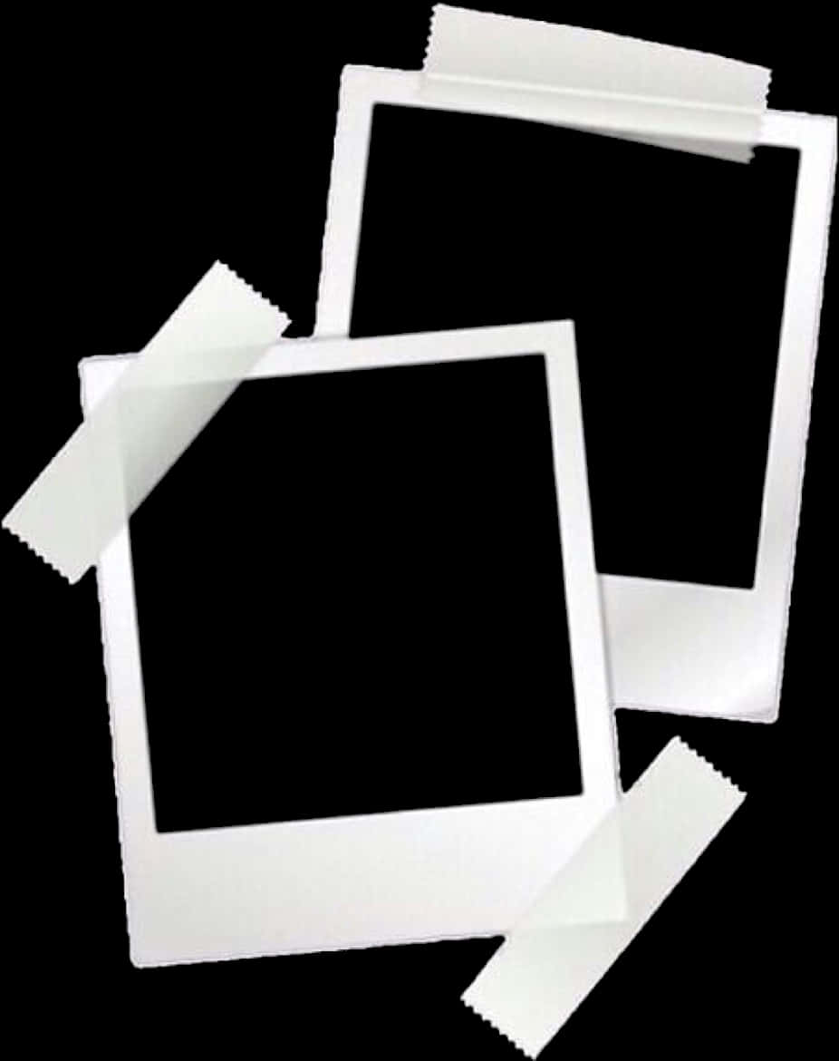 Blank Polaroid Frames Overlay