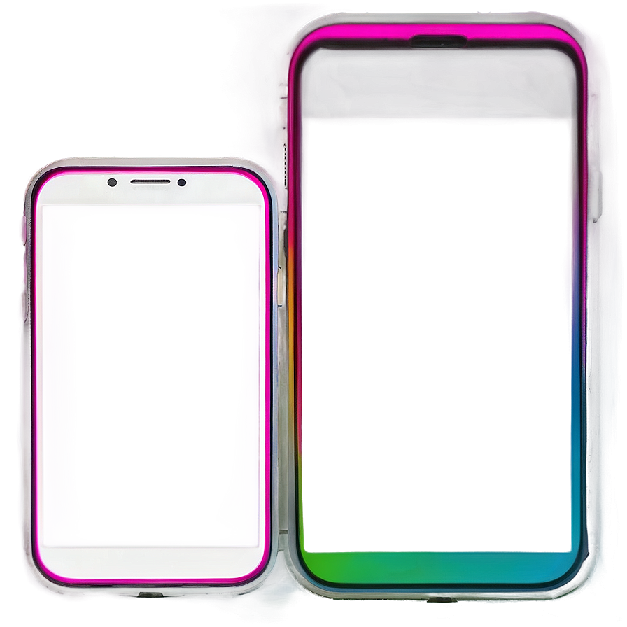 Blank Screen Phone Mockup Png 29